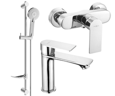 Mexen Royo DF40 set sprchovej súpravy, chróm - 72204DF40-00