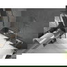Mexen Cube obdĺžniková vaňa 170 x 80 cm s krytom a 1-krídlovou zástena 80 cm, transparentná, chróm - 550517080X9408110100