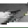Mexen Cube obdĺžniková vaňa 170 x 80 cm s krytom a 1-krídlovou zástena 80 cm, transparentná, chróm - 550517080X9408110100