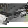 Mexen Cube obdĺžniková vaňa 170 x 80 cm s obkladom a 1-krídlovou sprchovou zástenou 80 cm, Čierny vzor - 550517080X9408117070