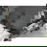Mexen Cube obdĺžniková vaňa 170 x 80 cm s obložením a 1-krídlovým závesom 120 cm, transparentná, čierna - 550517080X9412117000