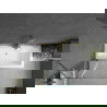 Mexen Cube obdĺžniková vaňa 180 x 80 cm s obložením a 1-krídlovým závesom 100 cm, transparentná, zlatá - 550518080X9410115000