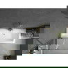 Mexen Cube obdĺžniková vaňa 180 x 80 cm s plášťom a jednodverovým paravánom 120 cm, transparentná, zlatá - 550518080X9412115000