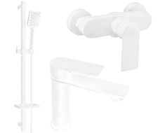 Mexen Royo DQ62 sprchová sada, biela - 72204DQ62-20