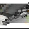Mexen Cubik obdĺžniková vaňa 150 x 70 cm s krytom a 1-krídlovou zástenou 70 cm, transparentná, chróm - 550315070X9507000001