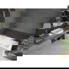 Mexen Cubik obdĺžniková vaňa 150 x 70 cm s krytom a jednokrídlovou zástenu 90 cm, transparentná, zlatá - 550315070X9509000050