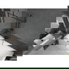 Mexen Cubik obdĺžniková vaňa 160 x 70 cm s krytom a jednokrídlovou zástennou 80 cm, čierny vzor - 550316070X9508007070