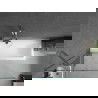 Mexen Cubik obdĺžniková vaňa 160 x 70 cm s panelom a 1-krídlovou zástavou 100 cm, transparentná, chróm - 550316070X9510000001