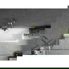 Mexen Cubik obdĺžniková vaňa 160 x 70 cm s krytom a 1-krídlovými dverami 100 cm, priehľadná, zlatá - 550316070X9510000050