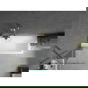 Mexen Cubik obdĺžniková vaňa 170 x 70 cm s plášťom a jednokrídlovou zástavou 60 cm, transparentná, zlatá - 550317070X9506000050