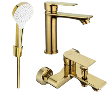 Mexen Royo R05 kúpeľňový set, zlatý - 72203R05-50