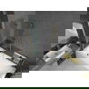 Mexen Cubik obdĺžniková vaňa 160 x 70 cm s obkladom a 2-krídlovou zástenou 80 cm, Transparentné, Zlatá - 550316070X9208025000