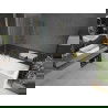 Mexen Cubik obdĺžniková vaňa 160 x 70 cm s obkladom a 2-krídlovou zástenou 100 cm, Transparentné, Zlatá - 550316070X9210025000