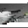 Mexen Cubik obdĺžniková vaňa 160 x 70 cm s obkladom a 2-krídlovou zástenou 100 cm, Čierny vzor - 550316070X9210027077