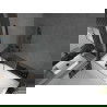 Mexen Cubik obdĺžniková vaňa 160 x 70 cm s obkladom a 2-krídlovou zástenou 120 cm, Transparentné, Čierna - 550316070X9212027000
