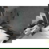 Mexen Cubik obdĺžniková vaňa 170 x 70 cm s obkladom a 2-krídlovou zástenou 120 cm, Transparentné, Čierna - 550317070X9212027000