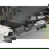 Mexen Cubik obdĺžniková vaňa 170 x 70 cm s obkladom a 2-krídlovou zástenou 120 cm, Transparentné, Čierna - 550317070X9212027000