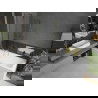 Mexen Cubik pravouhlá vaňa 150 x 70 cm s krytom a 1-krídlovou zástenou 80 cm, transparentná, zlatá - 550315070X9408115000