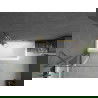 Mexen Cubik obdĺžniková vaňa 160 x 70 cm s obložením a 1-krídlovým paravánom 100 cm, transparentná, zlatá - 550316070X9410115000