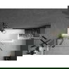 Mexen Cubik obdĺžniková vaňa 160 x 70 cm s obkladom a 1-krídlovou sprchovou zástenou 100 cm, Čierny vzor - 550316070X9410117070