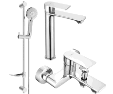 Mexen Royo DF40 vaňový set, chróm - 72213DF40-00