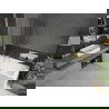 Mexen Cubik obdĺžniková vaňa 170 x 70 cm s krytom a jednokrídlovou zástenou 100 cm, priehľadná, zlatá - 550317070X9410115000