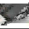 Mexen Cubik obdĺžniková vaňa 170 x 70 cm s krytom a 1-krídlovým zástenou 100 cm, transparentná, čierna - 550317070X9410117000