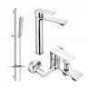 Mexen Royo DQ72 vaňový set, chróm - 72213DQ72-00