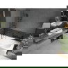 Mexen Vega obdĺžniková vaňa 150 x 70 cm s obkladom a 1-krídlovou sprchovou zástenou 80 cm, Čierny vzor - 550115070X9508007070