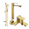 Mexen Royo DF05 kúpeľňový set, zlatý - 72213DF05-50