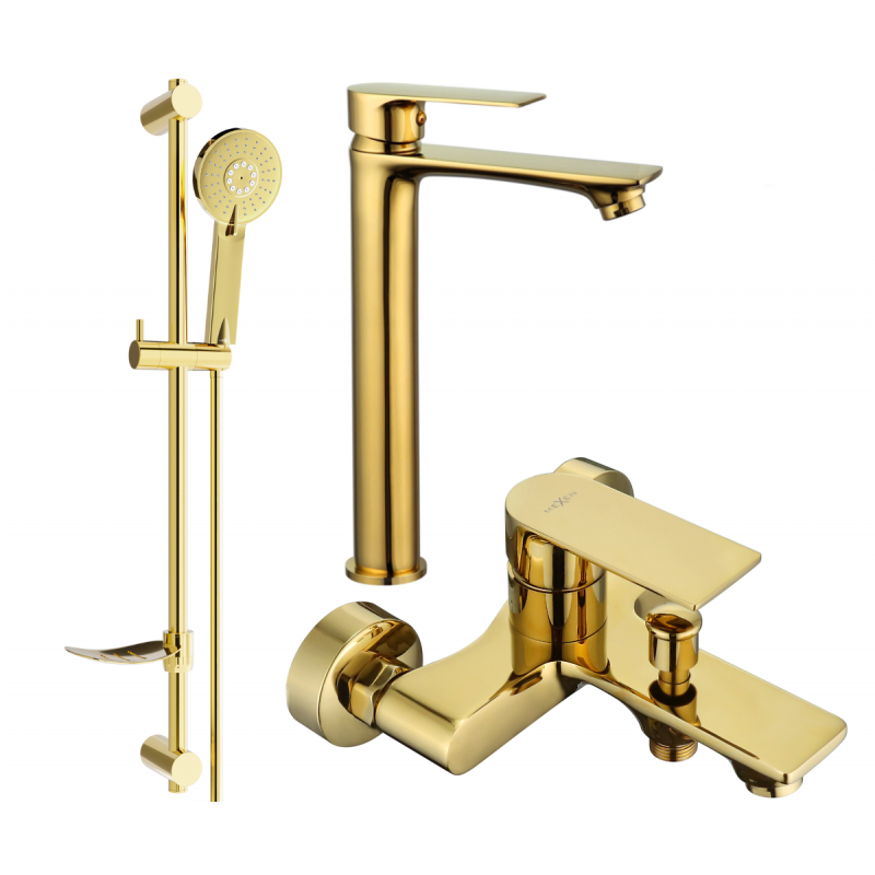 Mexen Royo DF40 vanový set, zlatý - 72213DF40-50