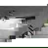 Mexen Vega obdĺžniková vaňa 170 x 70 cm s obložením a 1-krídlovou zástenou 100 cm, transparentné, čierne - 550117070X9510000070
