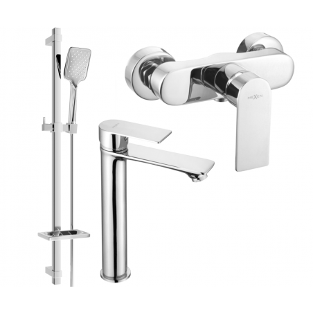 Mexen Royo DQ62 sprchová sada, chróm - 72214DQ62-00