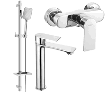 Mexen Royo DQ62 sprchová sada, chróm - 72214DQ62-00