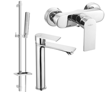 Mexen Royo DQ72 sprchový set, chróm - 72214DQ72-00