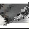 Mexen Vega obdĺžniková vaňa 180 x 80 cm s krytom a 1-krídlovou paravánom 50 cm, priehľadná, čierna - 550118080X9505000070