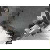 Mexen Vega obdĺžniková vaňa 180 x 80 cm s obkladom a 1-krídlovou zástenou 60 cm, transparentná, čierna - 550118080X9506000070