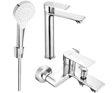 Mexen Royo R05 sada pre vaňu, chróm - 72213R05-00