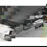 Mexen Vega obdĺžniková vaňa 180 x 80 cm s krytom a 1-krídlovou zástenou 100 cm, transparentná, čierna - 550118080X9510000070