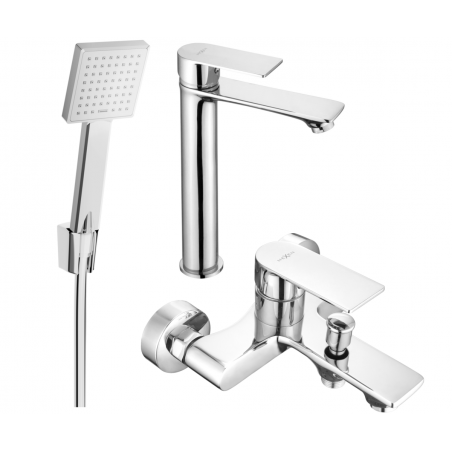 Mexen Royo R45 sada vaňových batérií, chróm - 72213R45-00