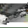 Mexen Vega obdĺžniková vaňa 180 x 80 cm s obkladom a 1-krídlovou sprchovou zástenou 100 cm, Čierny vzor - 550118080X9510007070