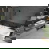 Mexen Vega obdĺžniková vaňa 150 x 70 cm s obkladom a 2-krídlovou zástenou 120 cm, Čierny vzor - 550115070X9212027070