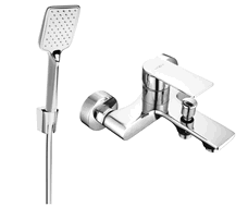 Mexen Royo R62 vaňová batéria so sprchovou sadou, chróm - 7223R62-00