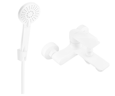 Mexen Royo R40 vaňová batéria so sprchovacou súpravou, biela - 7223R40-20