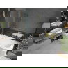 Mexen Vega obdĺžniková vaňa 170 x 70 cm s obkladom a 2-krídlovou zástenou 100 cm, Transparentné, Zlatá - 550117070X9210025000