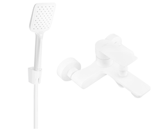 Mexen Royo R62 vaňová batéria so sprchovacím setom, biela - 7223R62-20