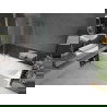 Mexen Vega obdĺžniková vaňa 180 x 80 cm s obkladom a 2-krídlovou zástenou 100 cm, Transparentné, Chrómová - 550118080X9210020100