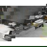 Mexen Vega obdĺžniková vaňa 180 x 80 cm s obkladom a 2-krídlovou zástenou 80 cm, Transparentné, Zlatá - 550118080X9208025000