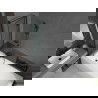 Mexen Vega obdĺžniková vaňa 180 x 80 cm s obkladom a 2-krídlovou zástenou 100 cm, Čierny vzor - 550118080X9210027070