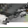 Mexen Vega obdĺžniková vaňa 150 x 70 cm so zástenou a 1-krídlovými dverami 100 cm, transparentná, čierna - 550115070X9410117000
